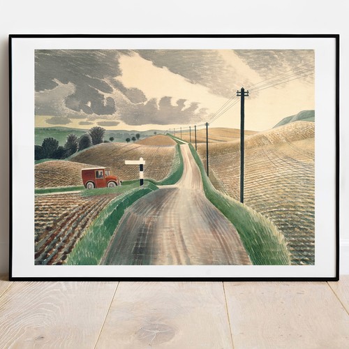 Kunstdruck ravilious wiltshire - kunstdruck,