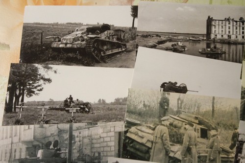 14x fotos panzer 2wk reprint - 2wk,