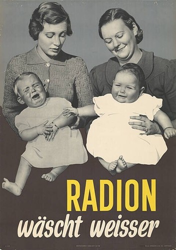 Plakat radion wäscht - radion,