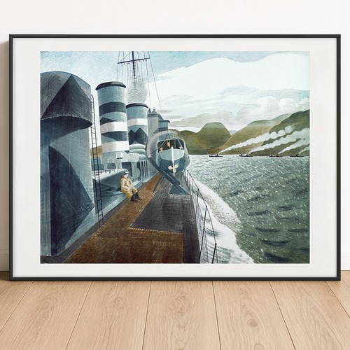 Ravilious druck leaving - ravilious,
