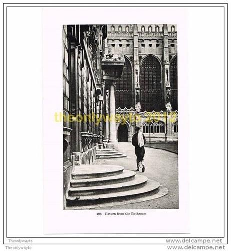 Return from the badezimmer - from,