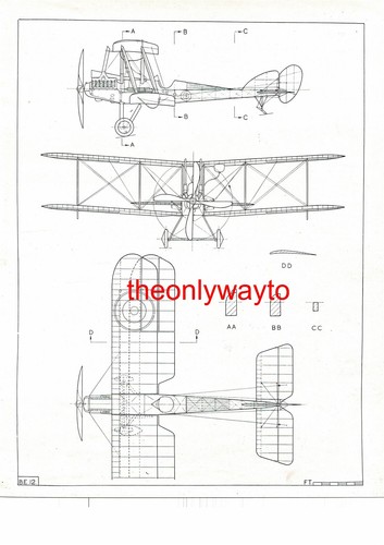 12 flugzeugzeichnungen - 12,