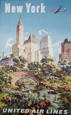 Travel-Poster, "New York"