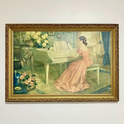 Antike dame klavier sonate - dame, am