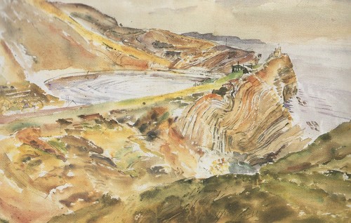 Lulworth cove treppenloch - cove,